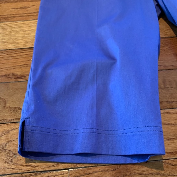 Debra Deroo Purple Capris, sz M, NWT $132 - Picture 2 of 10